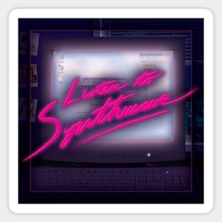 Listen to Synthwave - Late Nights Sticker